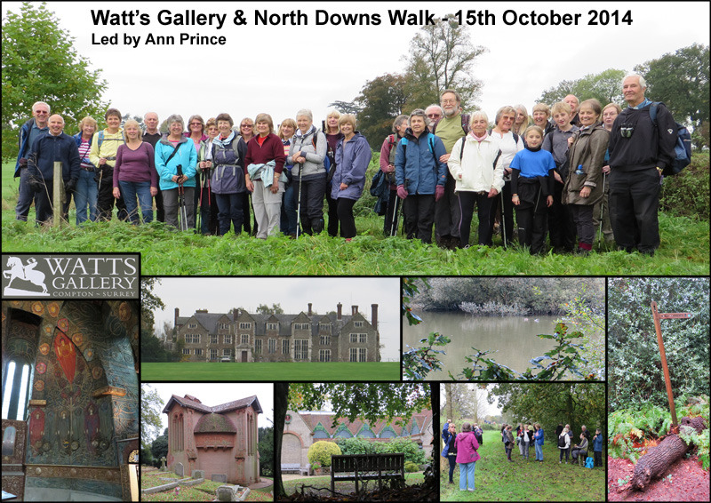 Watts Gallery & North Downs Walk - 15th October 2014